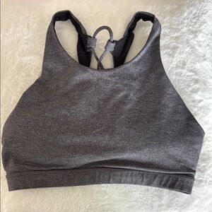 Gray Sports Bra